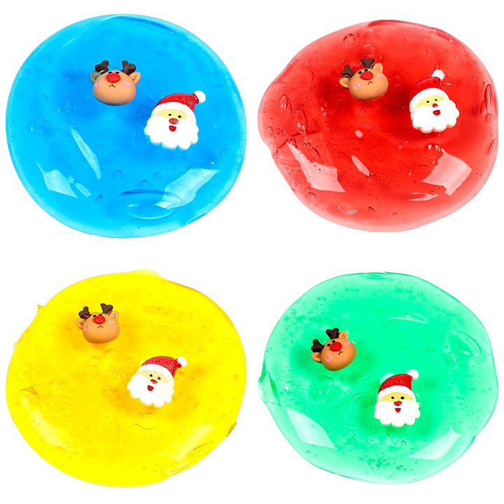 Christmas Slime & Characters | 7cm Tall | Single | Little Gift | Cracker Filler