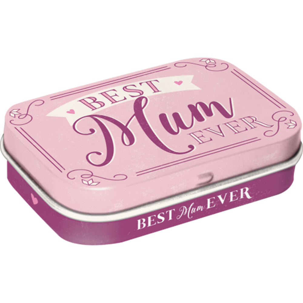 Best Mum Ever | 15g Sugar Free Mint Tin | Cracker Filler | Mini Gift