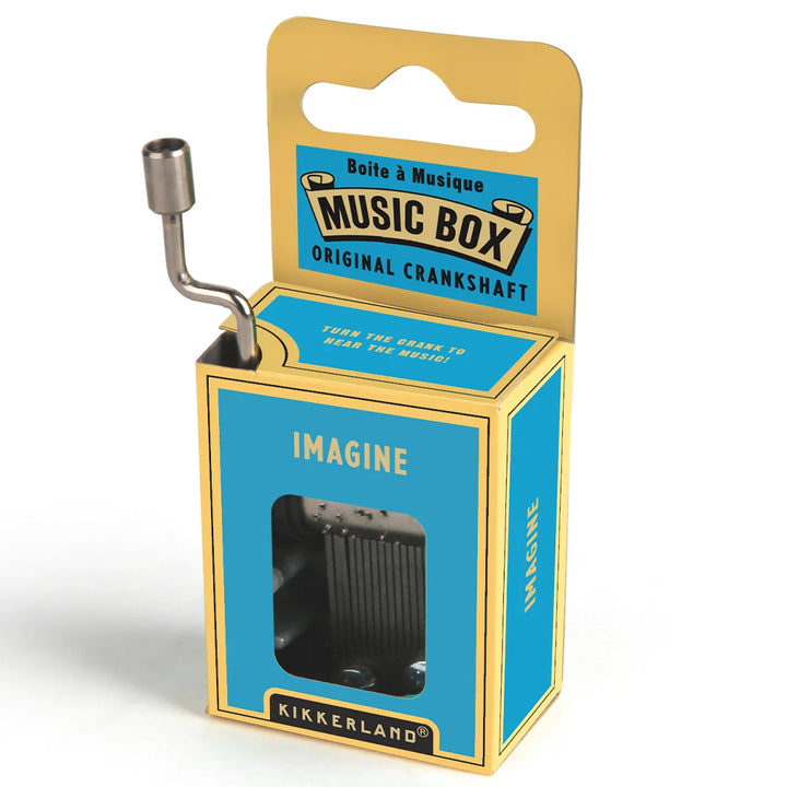 Imagine | Wind & Listen Mini Music Box | Little Gift | Cracker Filler