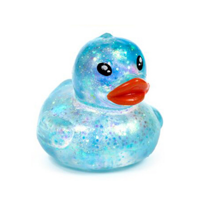 Squeezy Glitter Duck | Fidget & Stress Toy | Mini Gift | Cracker Filler
