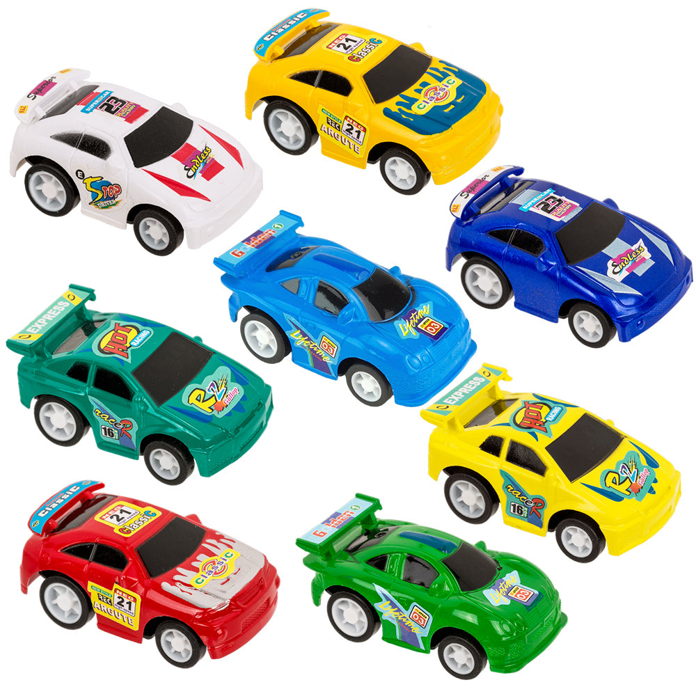 6 Assorted Pull Back and Go Racing Cars | Little Gift | Cracker Filler