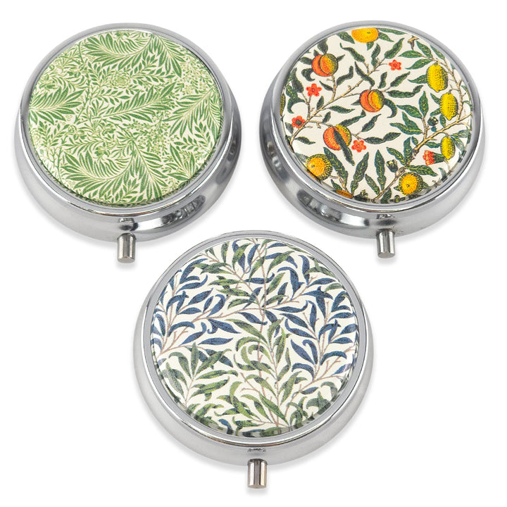 William Morris Design | Metal Pill Box | Single | Little Gift | Cracker Filler