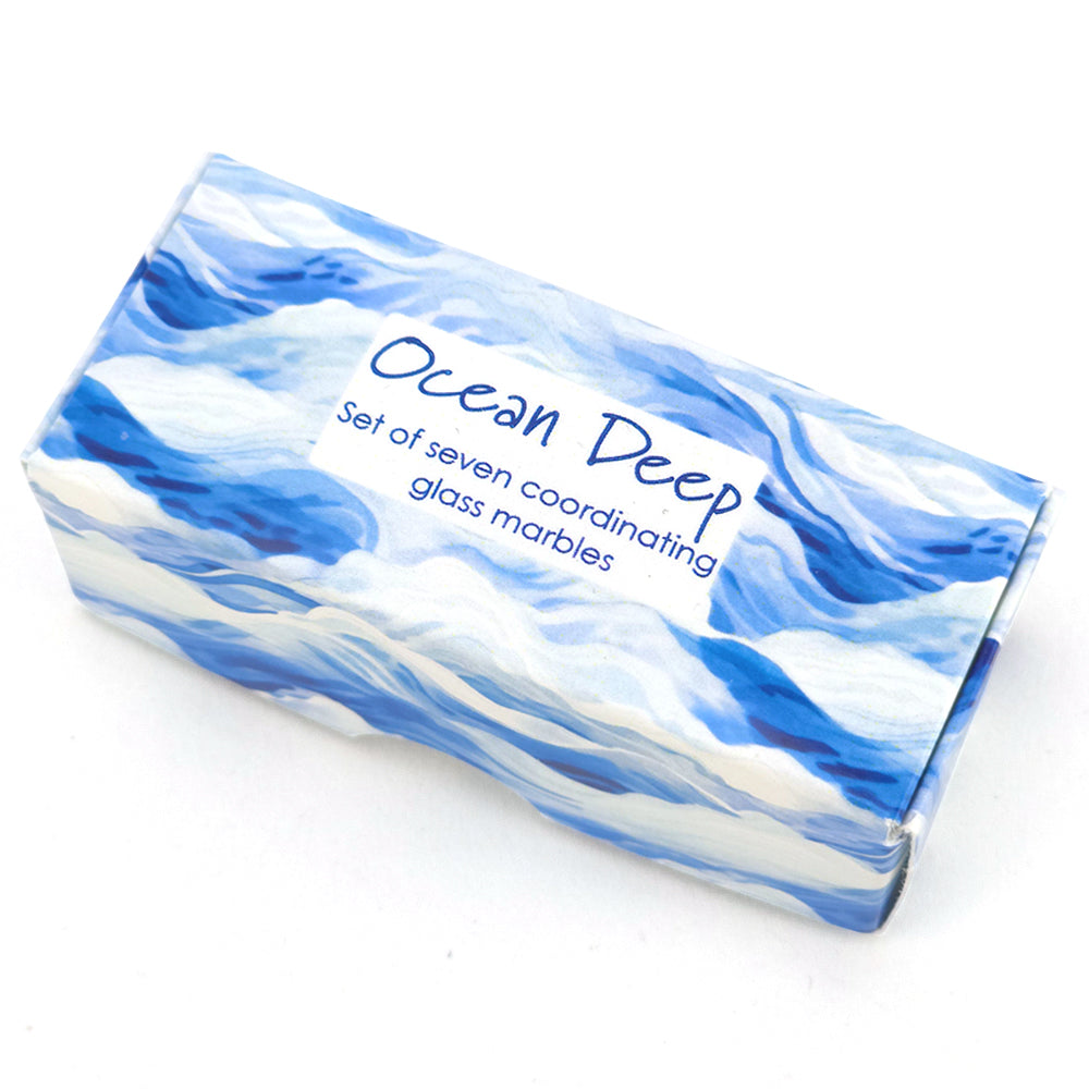 Ocean Deep | Mini Box of Marbles for Kids | Cracker Filler | Party Bag Gift