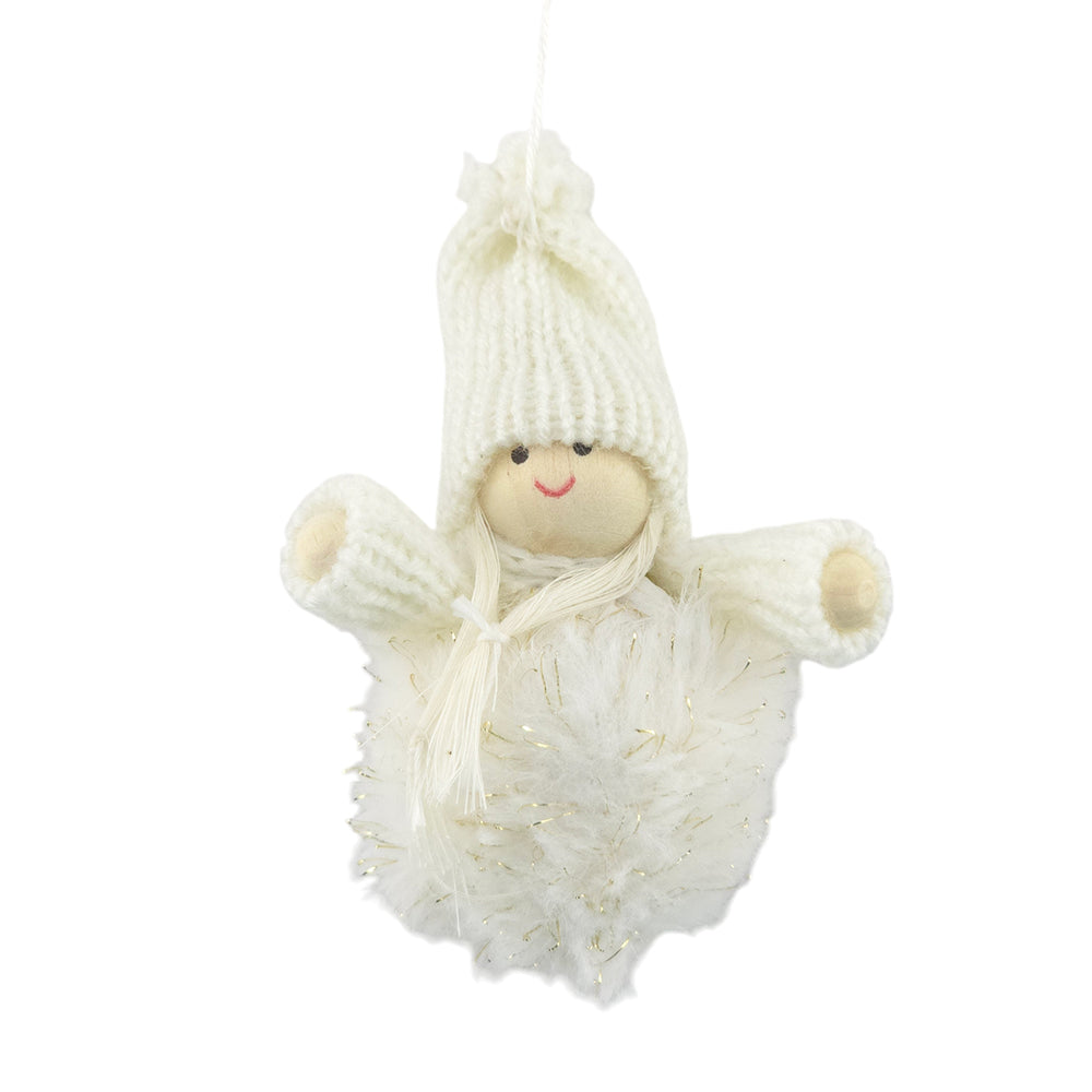 Pastel Pom Pom Style Scandi Christmas Tree Ornament | Single | Cracker Filler