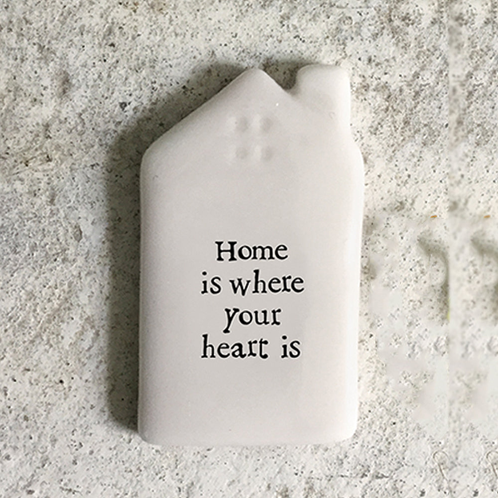 Home is Where Your Hearts Is | Ceramic Token | Cracker Filler | Mini Gift