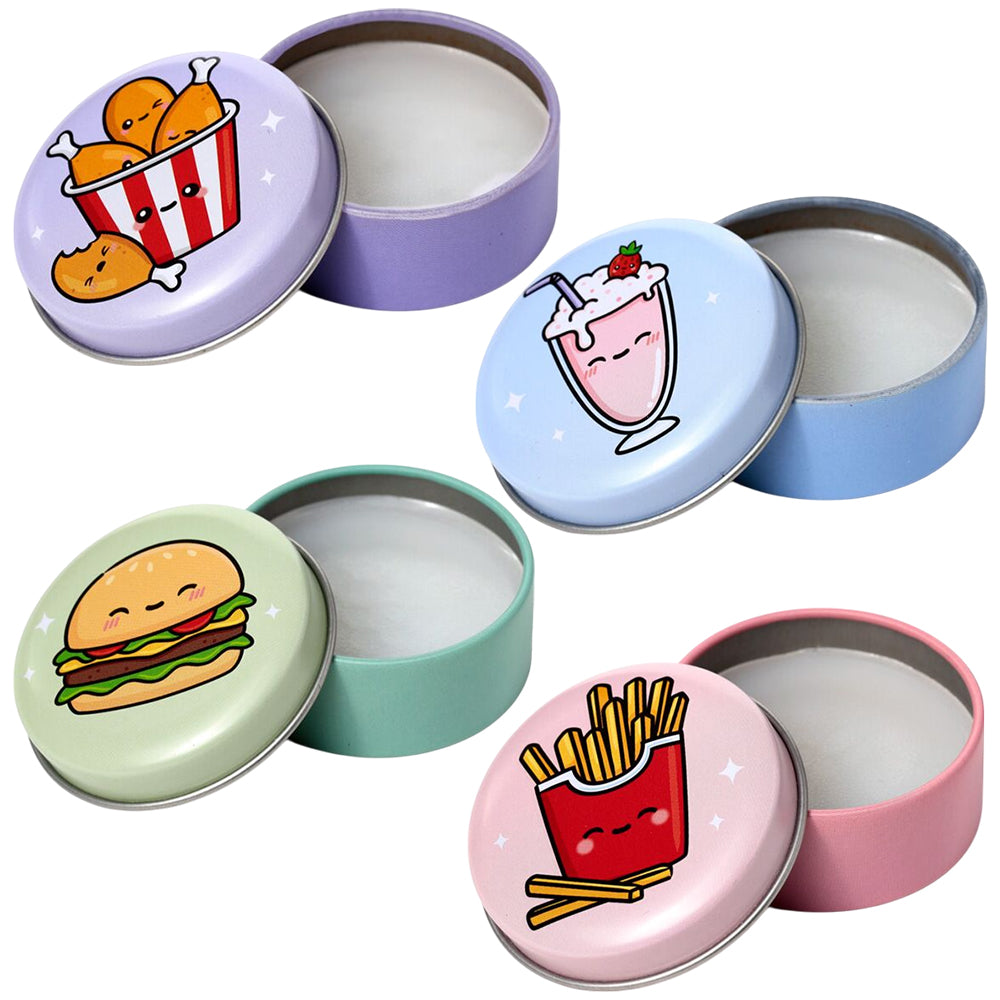 Fun Fast Foods | Lip Balm in Tin | Single | Little Gift | Cracker Filler