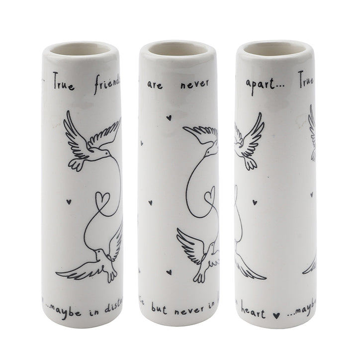 True Friends Are Never Apart | Little Bud Vase | Little Gift | Cracker Filler