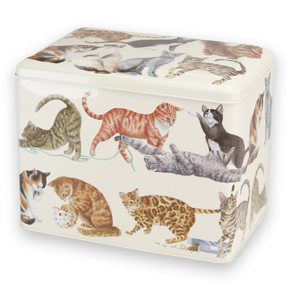 Cats | Extra Large Tinware Caddy | For You or Your Cat | Emma Bridgewater Gift