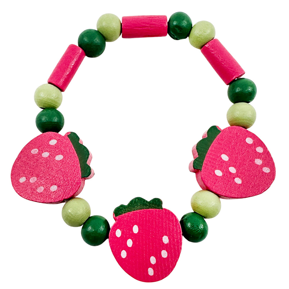 Pretty Wooden Nature Bracelet for Girls | Single | Cracker Filler | Little Gift