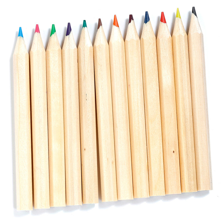 Cute Zoo | Tube of Pencil Crayons for Kids | Single | Little Gift | Cracker Filler