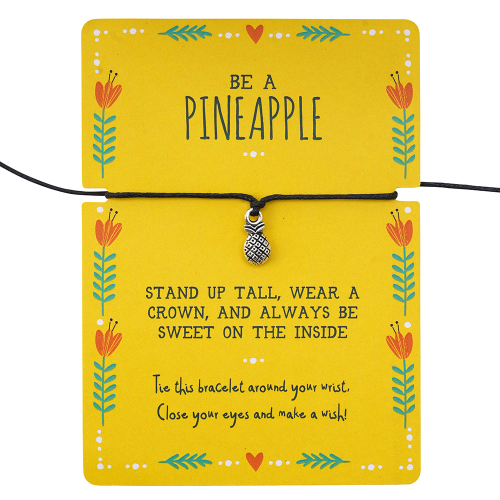 Be a Pineapple | Affirmation Wish Bracelet | Letterbox Gift