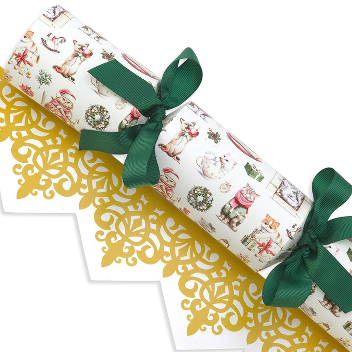 Cute Christmas Cats | Cracker Making Craft Kit | Make & Fill Your Own