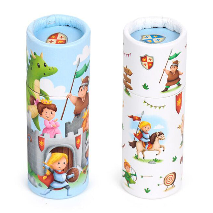 Knights & Dragons | Tube of Pencil Crayons for Kids | Single | Cracker Filler