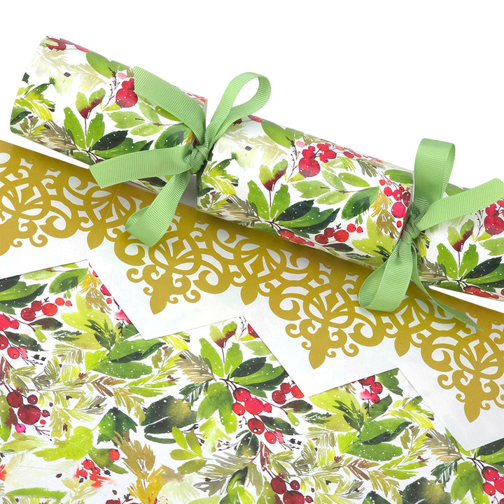 Watercolour Berries | SNAPLESS Christmas Cracker Making Craft Kit | Makes 6