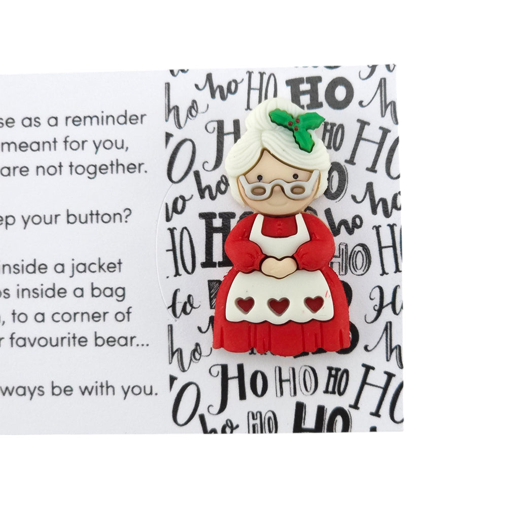 You Are My Perfect Mrs Claus | Christmas | Button Wishes | Mini Cracker Filler