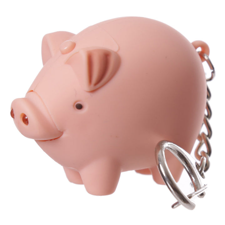 Little Piggy Keyring | LED Torch & Oinking Sound | Little Gift | Cracker Filler