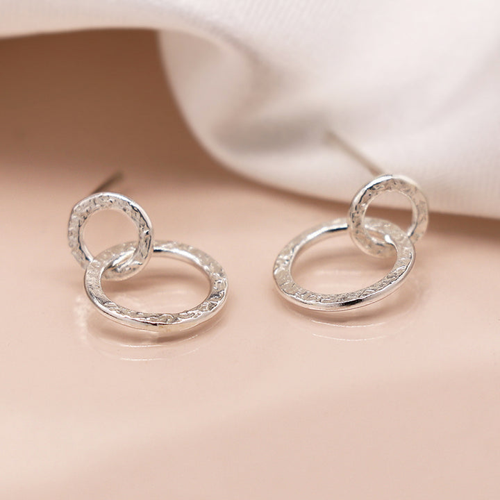 Sterling Silver Linked Hoop Earrings | Mini Gift | Cracker Filler