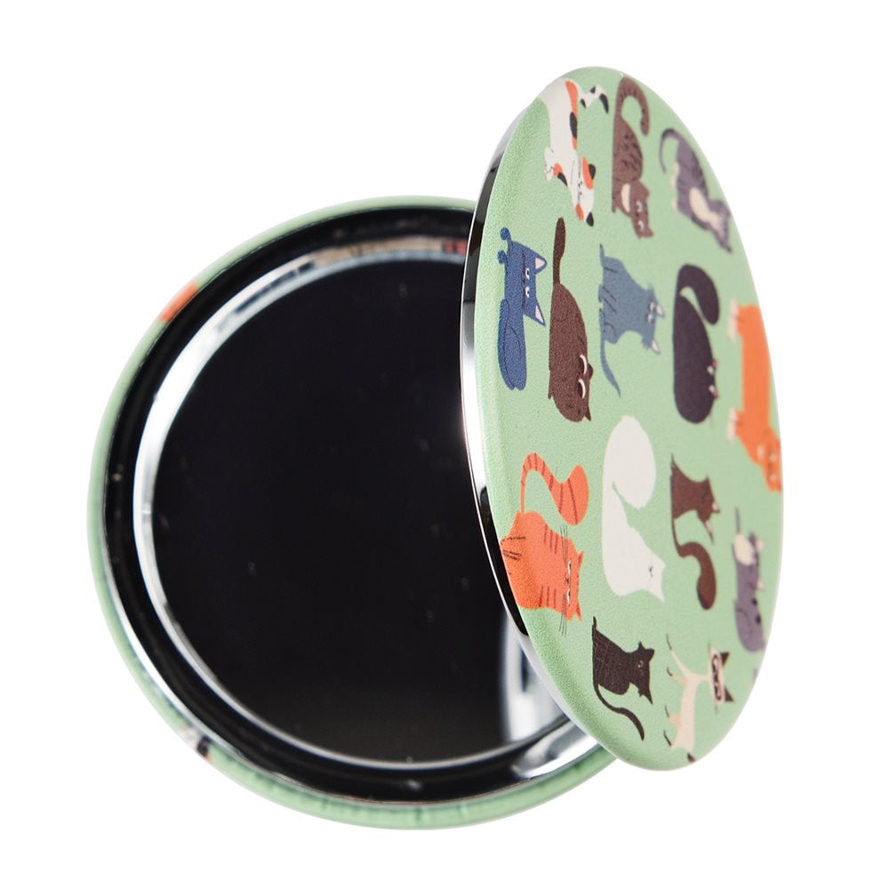 Nine Lives Cat Design Beauty Compact Mirror | Letterbox Gift