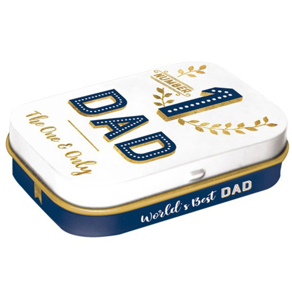 Number 1 Dad | 15g Sugar Free Mint Tin | Cracker Filler | Mini Gift