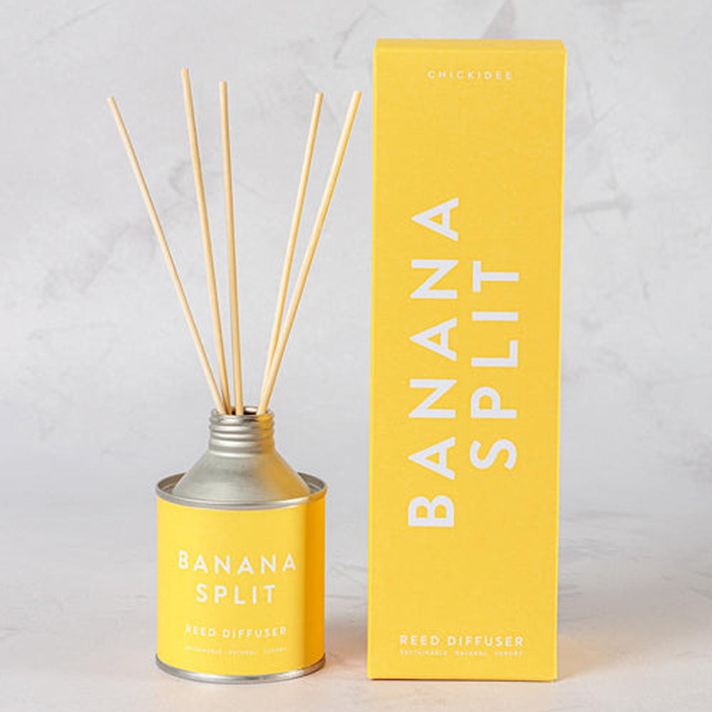 Banana Split | Tinned Fragranced Reed Diffuser | Home Décor & Gift Idea