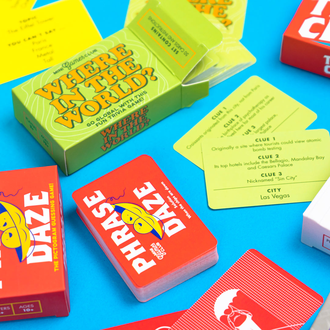 Mini Boxed Card Games | Various Designs | Cracker Filler | Little Gift