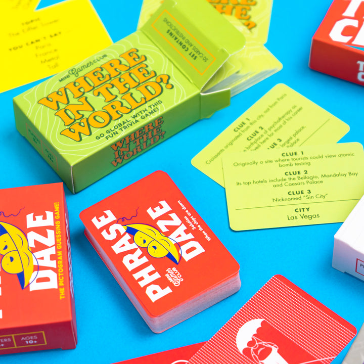 Mini Boxed Card Games | Various Designs | Cracker Filler | Little Gift