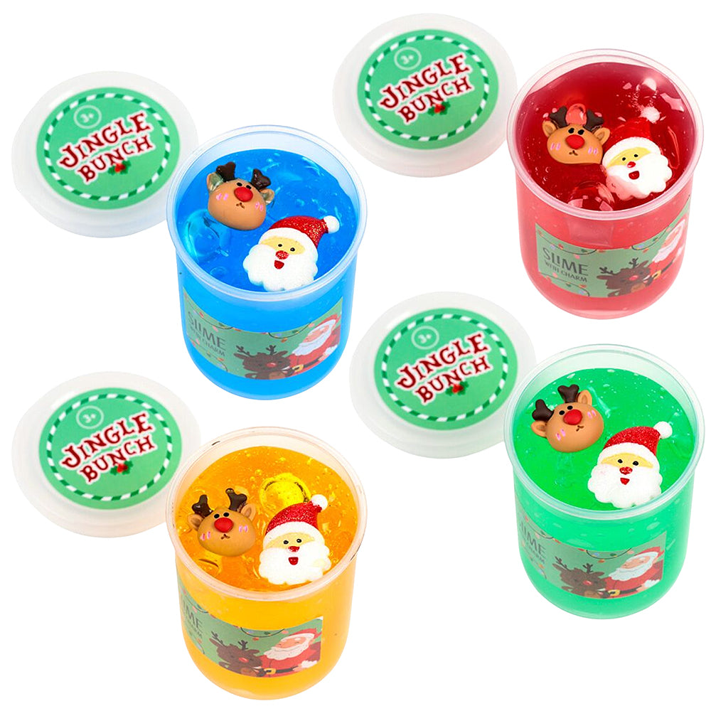 Christmas Slime & Characters | 7cm Tall | Single | Little Gift | Cracker Filler