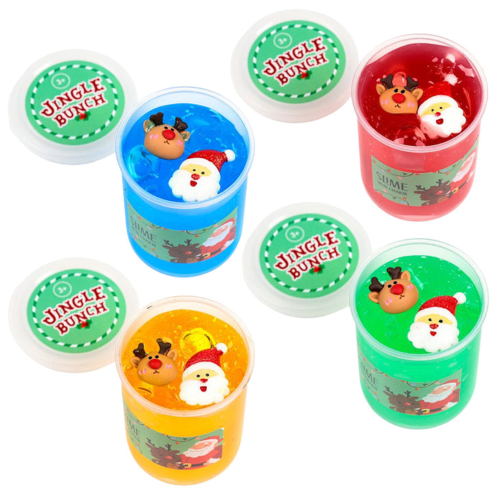Christmas Slime & Characters | 7cm Tall | Single | Little Gift | Cracker Filler