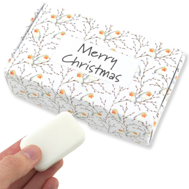 Willow & Robin | Merry Christmas | 20g Scented Soap | Little Gift | Cracker Filler