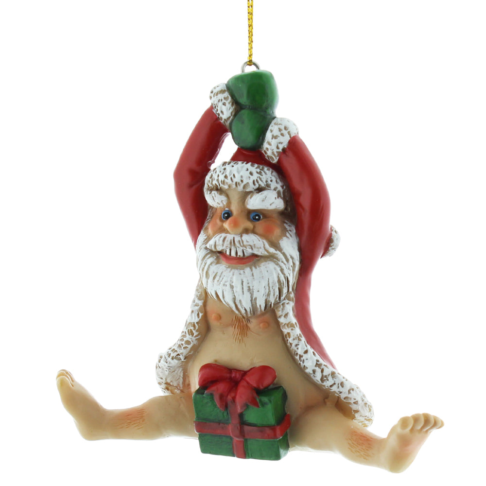 Cheeky Santa With Legs Spread | Christmas Tree Decoration | Secret Santa