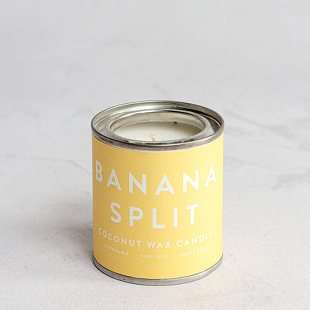 Banana Split | Coconut Wax Candle in a Mini Tin | Cracker Filler | Little Gift