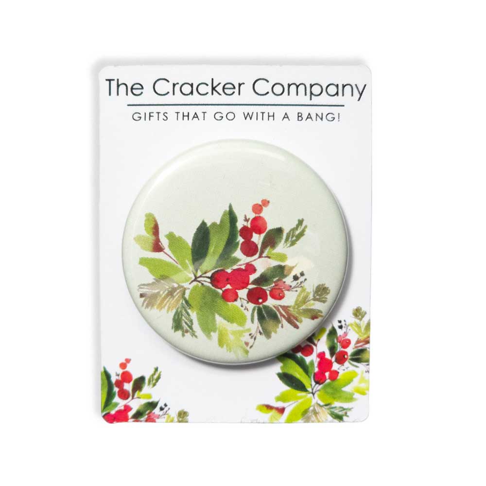 Watercolour Berries | 38mm Button Pin Badge | Little Gift | Cracker Filler