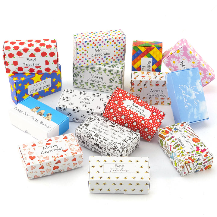 Watercolour Berries | Merry Christmas | 20g Scented Soap | Mini Cracker Filler