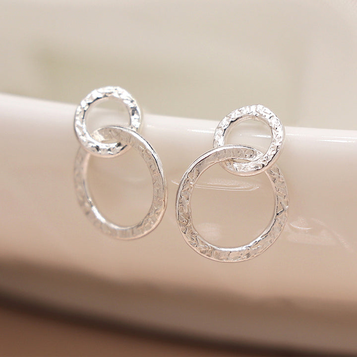 Sterling Silver Linked Hoop Earrings | Mini Gift | Cracker Filler