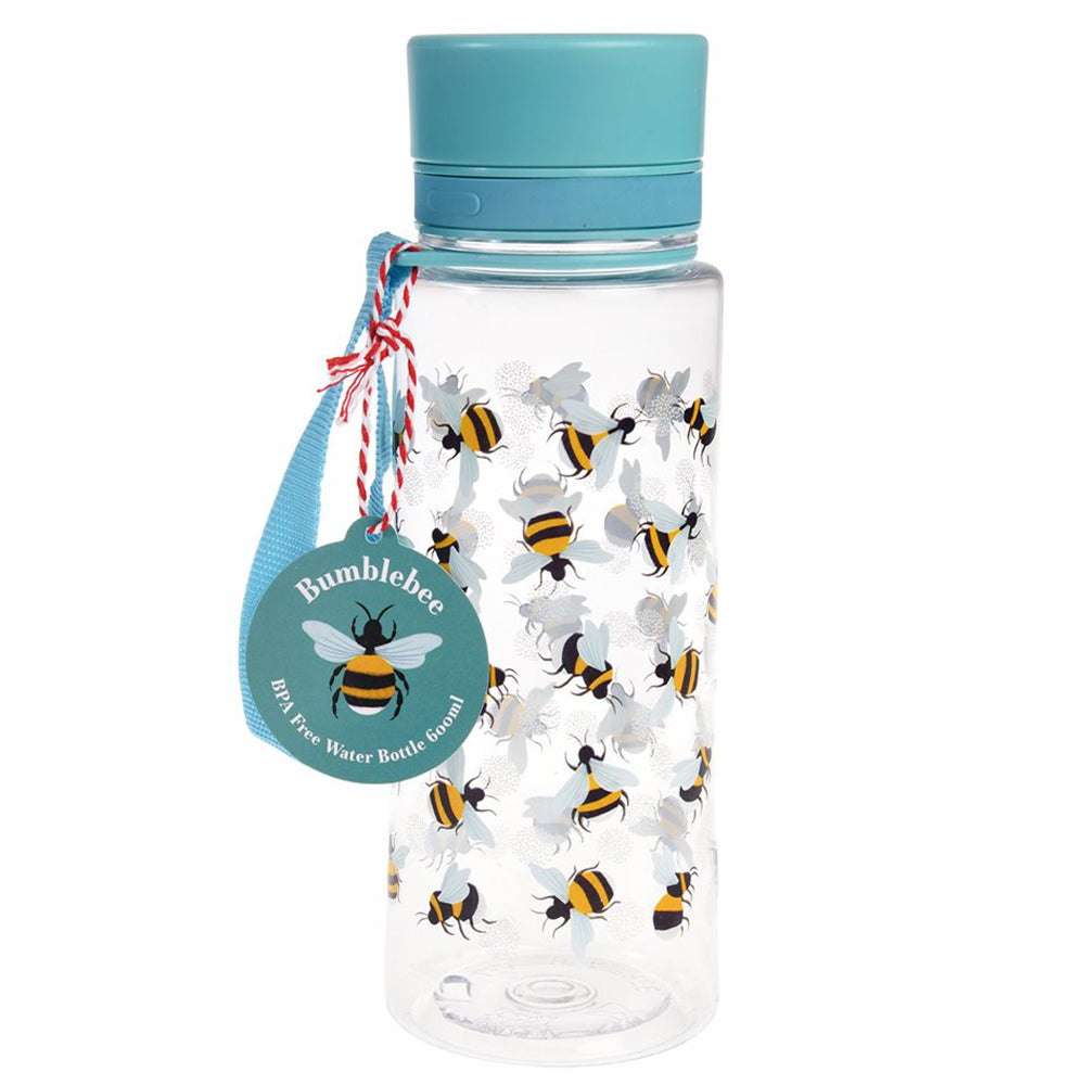 600ml Plastic Drinking Bottle | Buzzy Bees | for Bumblebee Lovers