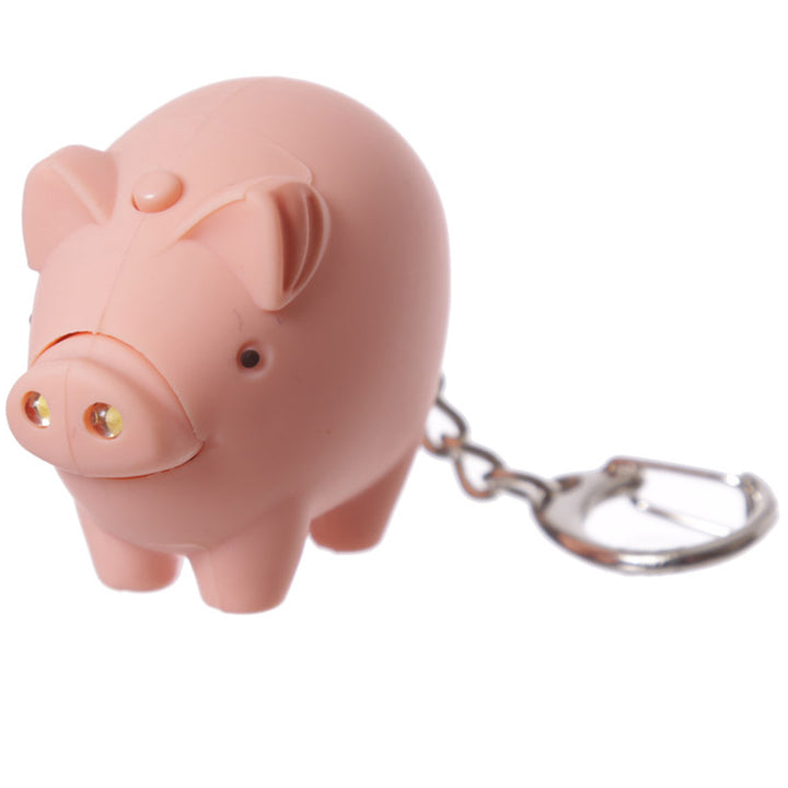 Little Piggy Keyring | LED Torch & Oinking Sound | Little Gift | Cracker Filler