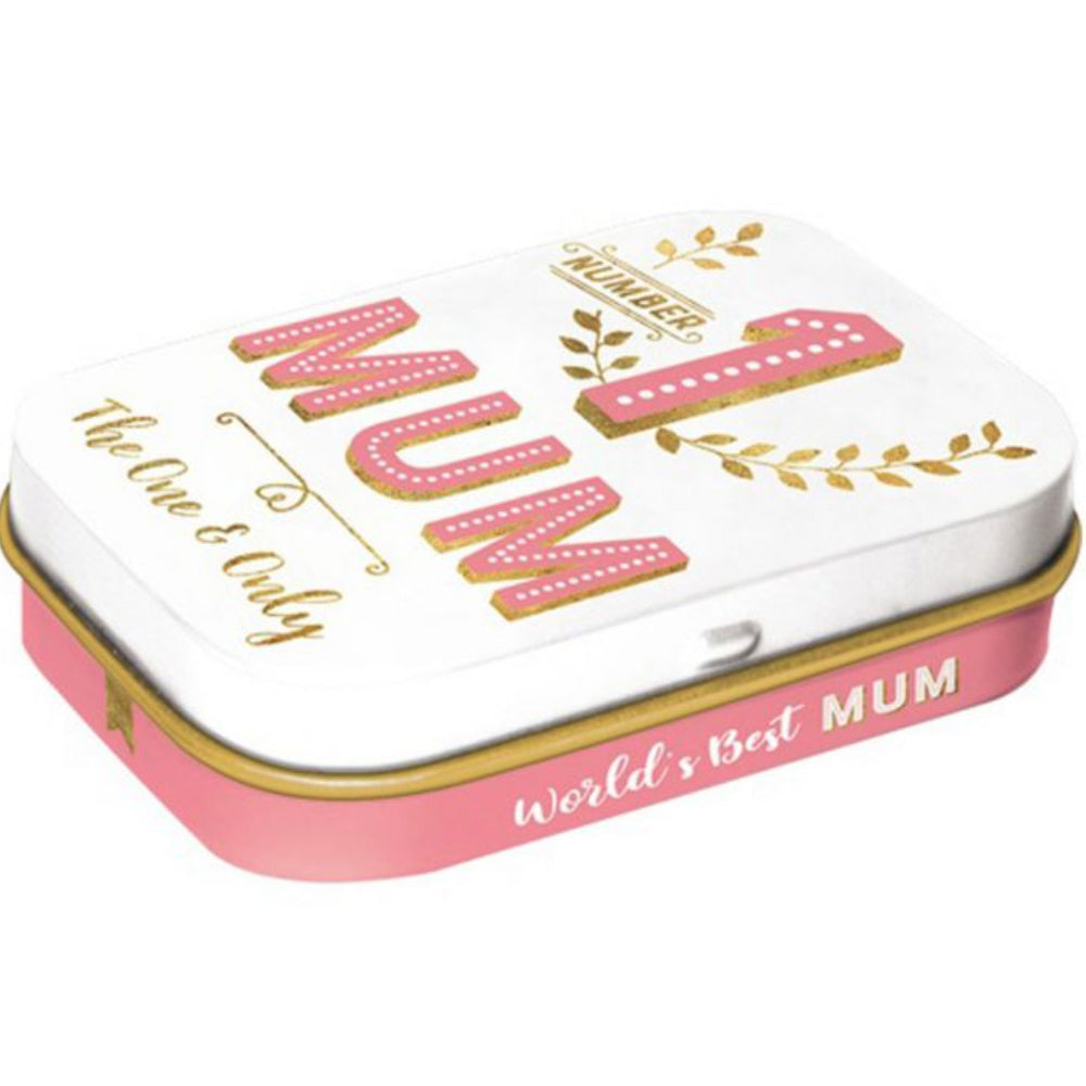 Number 1 Mum | 15g Sugar Free Mint Tin | Cracker Filler | Mini Gift