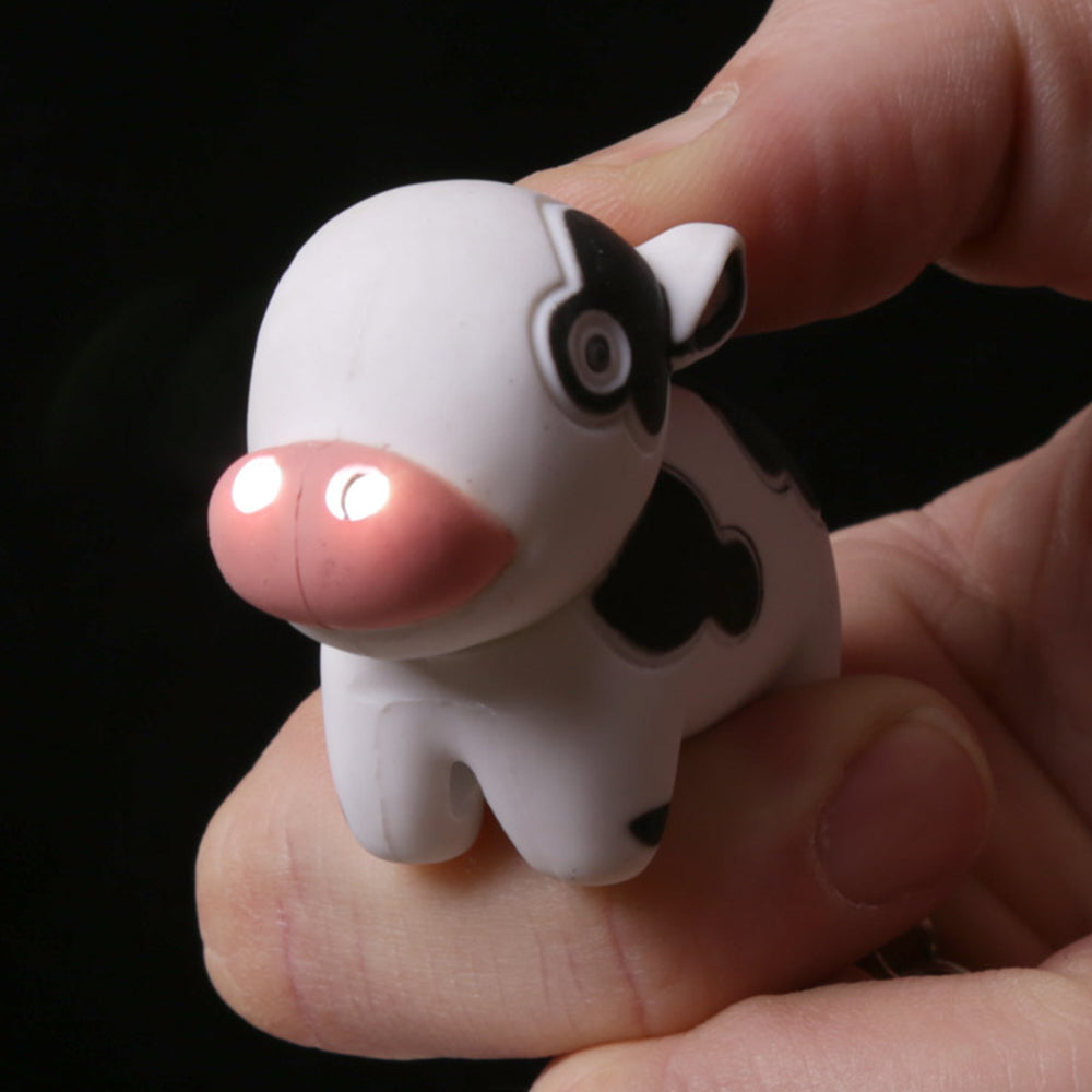 Little Cow Keyring | LED Torch & Mooing Sound | Little Gift | Cracker Filler