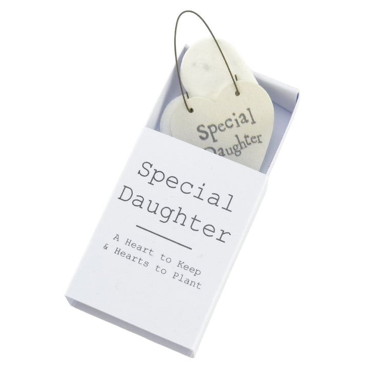 Special Daughter | Hearts to Keep and to Plant | Cracker Filler | Little Gift