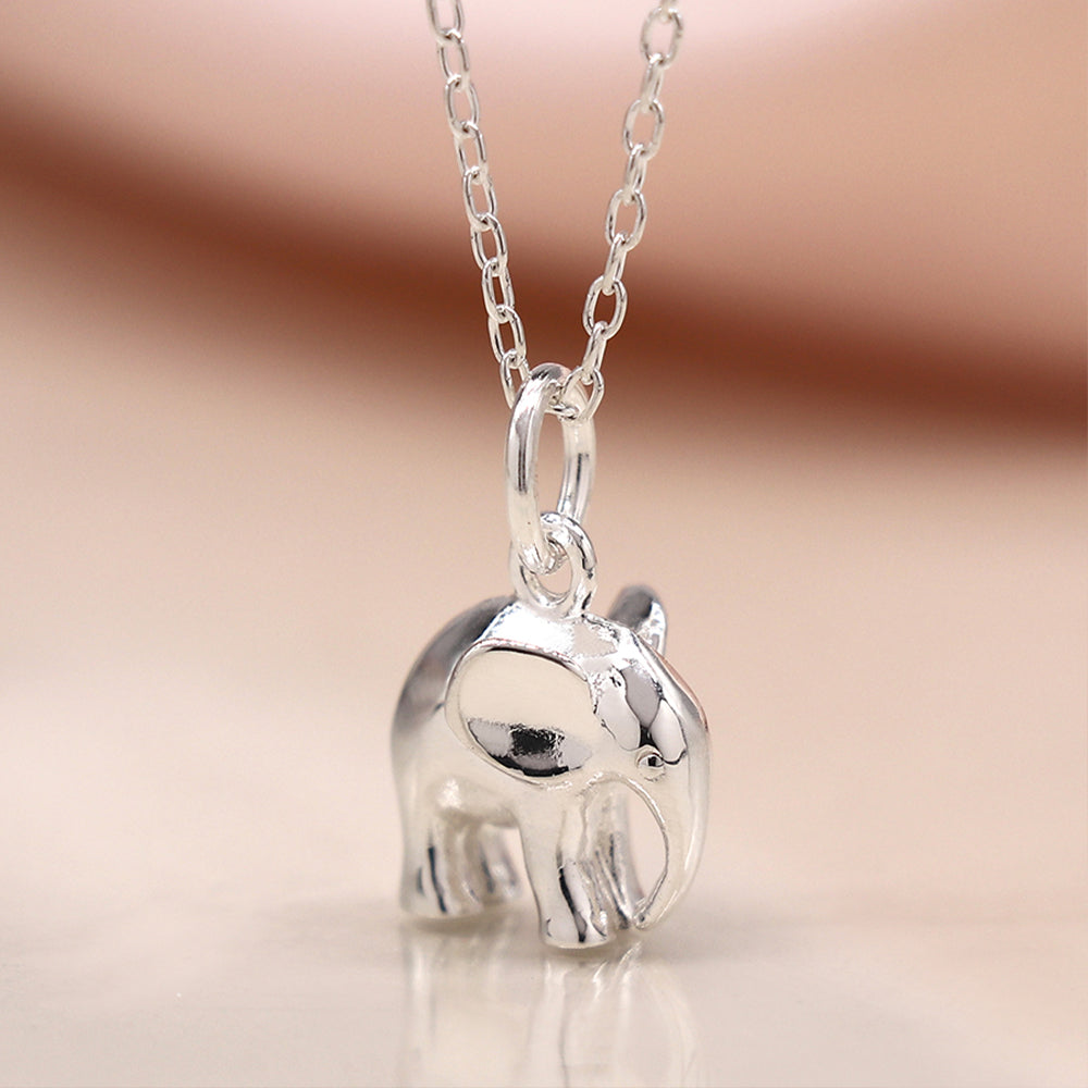 Sterling Silver Elephant Necklace | Mini Gift | Cracker Filler
