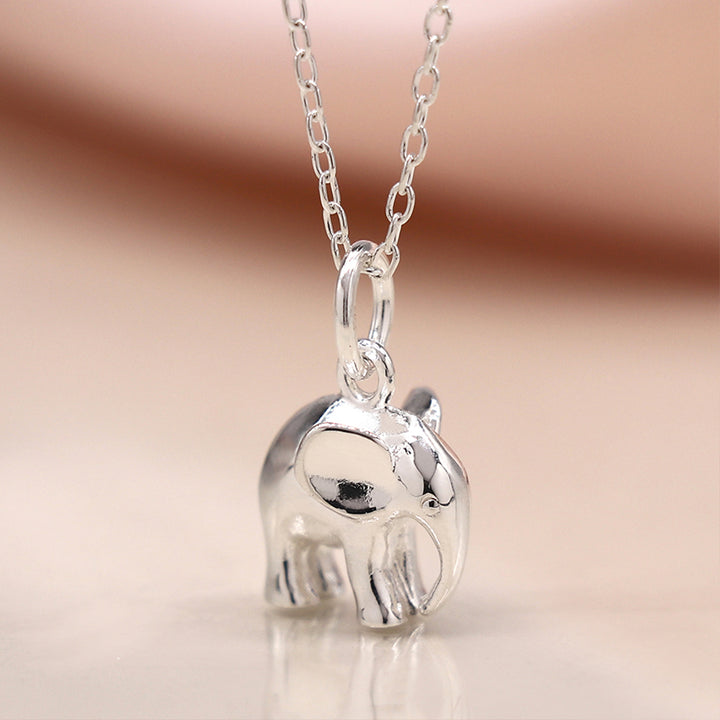 Sterling Silver Elephant Necklace | Mini Gift | Cracker Filler