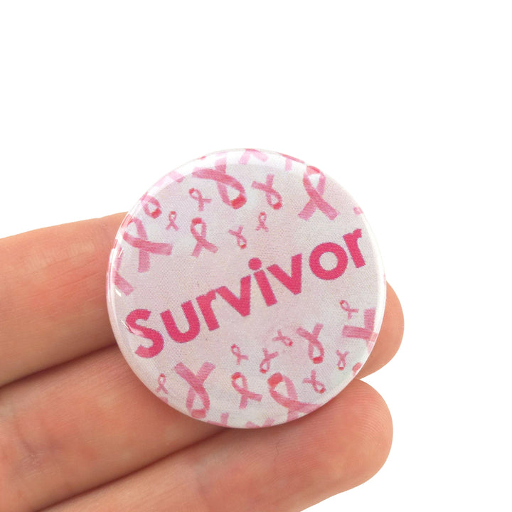 Survivor | 38mm Button Pin Badge | Little Gift | Cracker Filler
