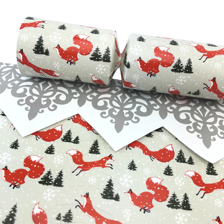 Christmas Fox | SNAPLESS Christmas Cracker Making Craft Kit | Makes 6