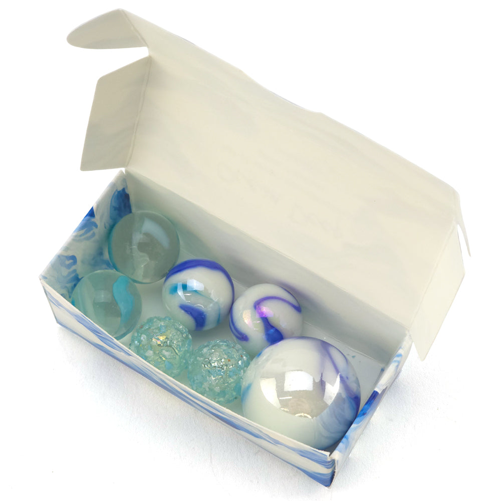 Ocean Deep | Mini Box of Marbles for Kids | Cracker Filler | Party Bag Gift