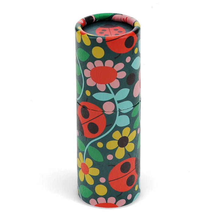 Retro Ladybird | 12 Short Coloured Pencil Crayons | Little Gift | Cracker Filler