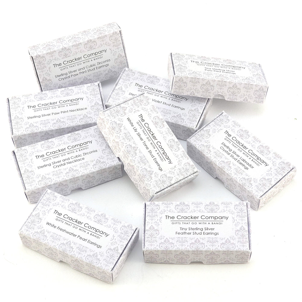 Sterling Silver Linked Hoop Earrings | Mini Gift | Cracker Filler