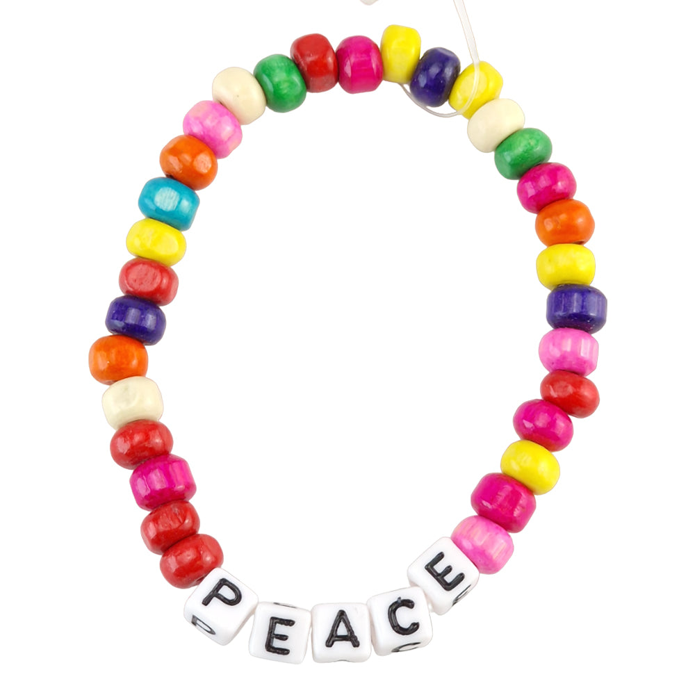 PEACE | Mindfulness Bead Bracelet | Mini Gift | Cracker Filler