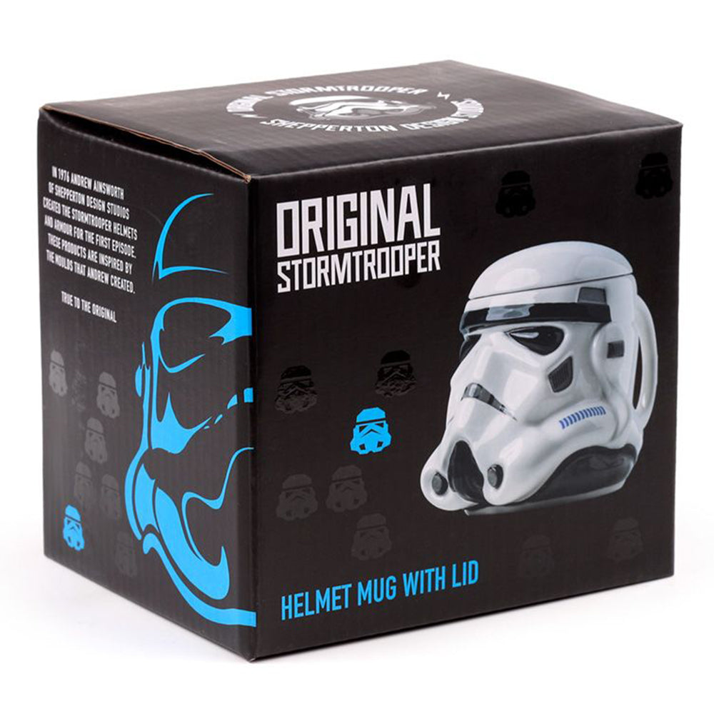 The Original Stormtrooper Helmet | Ceramic Shaped Mug & Lid | Star Wars Gift