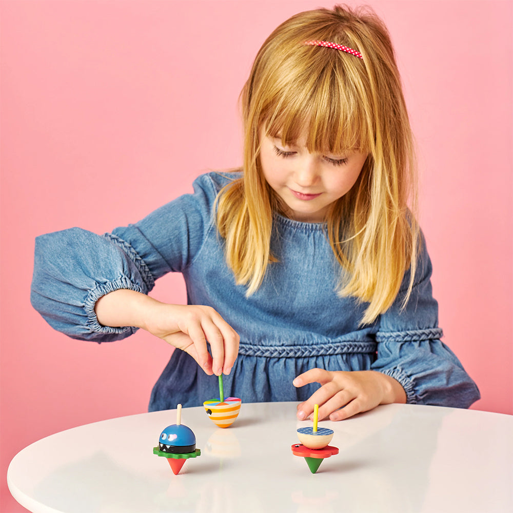 Dizzy Monster | Wooden Spinning Top | Single | Little Gift | Cracker Filler