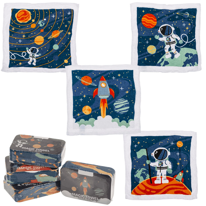 Outer Space | Magic Expanding Flannel | Single | Little Gift | Cracker Filler